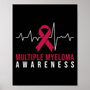Poster Caricature de sensibilisation au myélome multiple