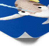 Poster Caricature de Tir à l'arc (Coin)