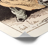 Poster Caricature de Victor Hugo (Coin)