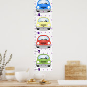 Poster Caricature de voiture mignonne illustration graphi (Cuisine)