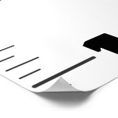 Poster Caricature d'oiseaux amusant mignon graphique de c (Coin)