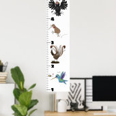 Poster Caricature d'oiseaux amusant mignon graphique de c (Bureau à domicile)