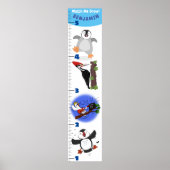 Poster Caricature d'oiseaux amusant mignon graphique de c (Devant)