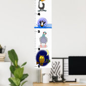 Poster Caricature d'oiseaux amusant mignon graphique de c (Bureau à domicile)