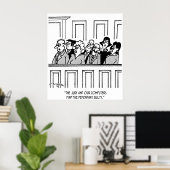 Poster Caricature du jury 2640 (Bureau à domicile)