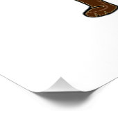 Poster caricature du laboratoire de chocolat plein 3 (Coin)