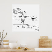 Poster Caricature du marché stock 4013 (Cuisine)