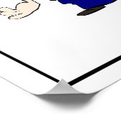 Poster Caricature du meilleur chef barbecue du monde (Coin)