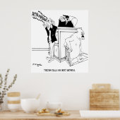 Poster Caricature du tribunal 5490 (Cuisine)