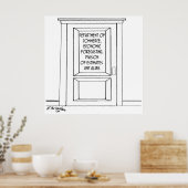 Poster Caricature économique 3781 (Cuisine)