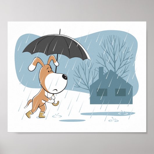Poster Caricature Funny Chien Chien Chien Chien Chien Mar (Devant)