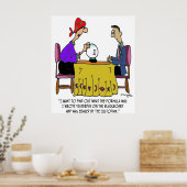 Poster Caricature mathématique 6487 (Cuisine)