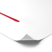 Poster Caricature moustique (Coin)