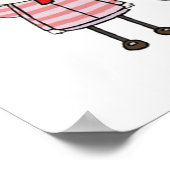 Poster Caricature pour enfants Sarah et duck (Coin)