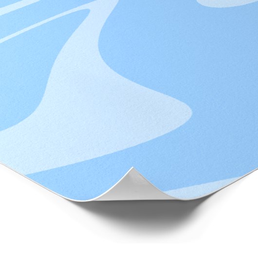 Poster Caricature Requin. (Coin)