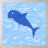 Poster Caricature Requin. (Devant)
