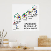 Poster Caricature statistique 9225 (Cuisine)