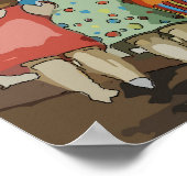 Poster Caricature Welcome Beach (Coin)