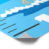 Poster Caricatures d'oiseaux drôles (Coin)