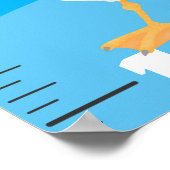 Poster Caricatures d'oiseaux drôles (Coin)