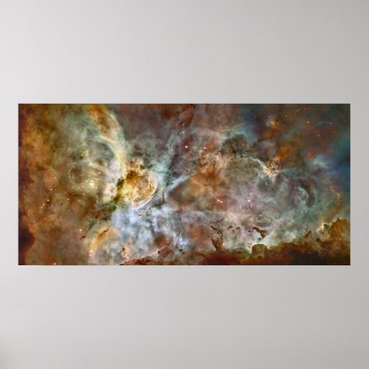 Poster Carina Nebula Extreme 78x38 (99x48) (Devant)