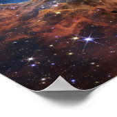 Poster Carina Nebula Image spatiale (Coin)