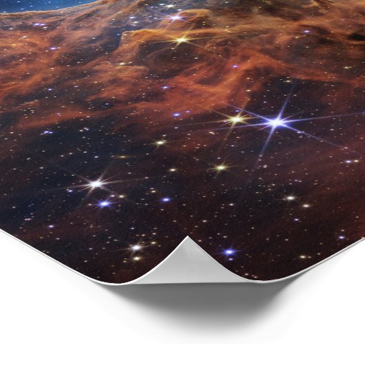 Poster Carina Nebula Image spatiale (Coin)