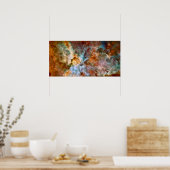 Poster Carina Nebula NASA Hubble Telescope Photo spatiale (Cuisine)