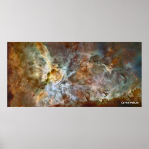 Poster Carina Nebula - Télescope Hubble