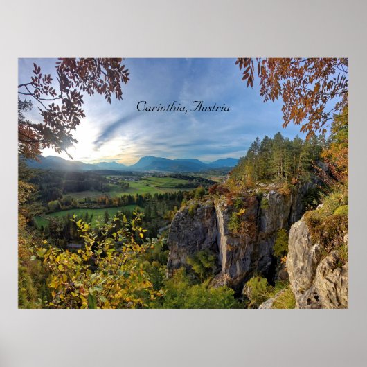 Poster Carinthie, Autriche (Devant)