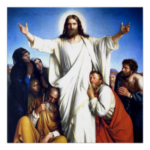 Poster Carl Bloch, Christus Consolator