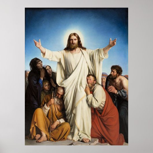 Poster Carl Bloch, Consolator, (Devant)