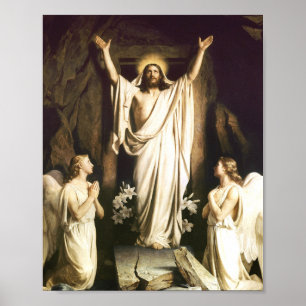 Poster Carl Bloch - Résurrection Du Christ
