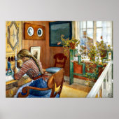 Poster Carl Larsson art - Correspondance (Devant)