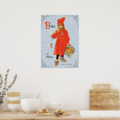Poster Carl Larsson Brita, Iduna 1901 CC0416 (Cuisine)