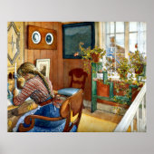 Poster Carl Larsson — Correspondance (Devant)