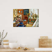 Poster Carl Larsson - Correspondance (Cuisine)