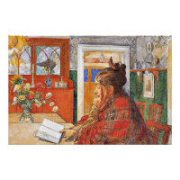 Carl Larsson - Karin Reading
