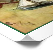 Poster Carl Larsson Noël Matin Scandinavie Vintage (Coin)