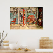 Poster Carl Larsson peinture : Ancienne Anna (Cuisine)