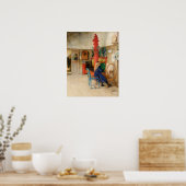 Poster Carl Larsson : Roue à rotation (Cuisine)