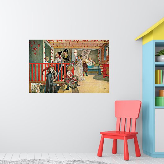 Poster Carl Larsson - Une journée de célébration (Pépinière 1)