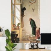 Poster Carl Spitzweig (Bureau à domicile)