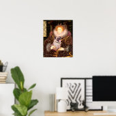Poster Carlin 2 (fauve) - Reine (Bureau à domicile)