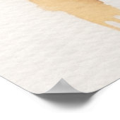 Poster Carlin adorable portant mignon casquette d'hiver (Coin)