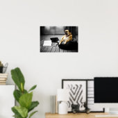 Poster Carlin au repos (Bureau à domicile)