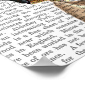 Poster Carlin avec chapeau de dessus style Steampunk (Coin)