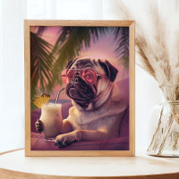 Carlin Boire Cocktail Été Animaux Portrait
