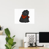 Poster Carlin Chien Arrêtez de m'embêter (Bureau à domicile)