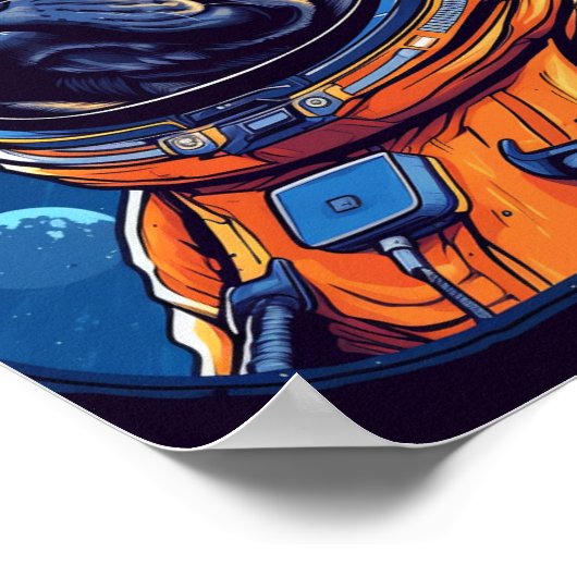 Poster Carlin dans l'espace (Coin)